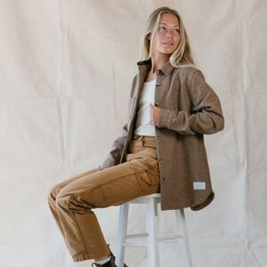 ANIAN 17oz Modern Melton Wool Shirt